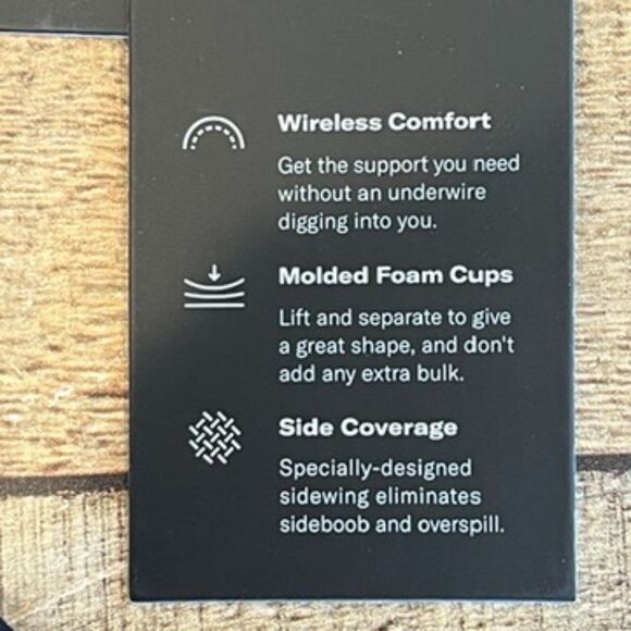 Knix WingWoman Contour Bra Size 4 Black Wireless T-Shirt Bra - Picture 9 of 10